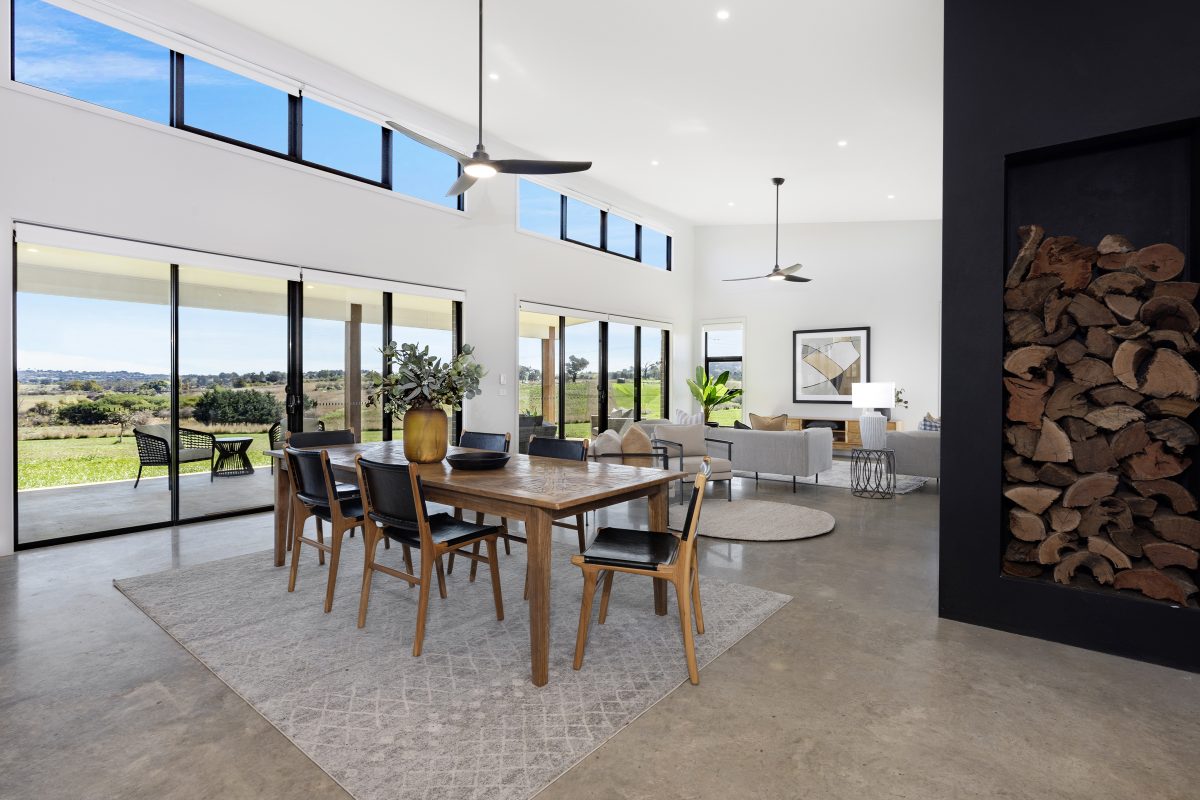 living room with views