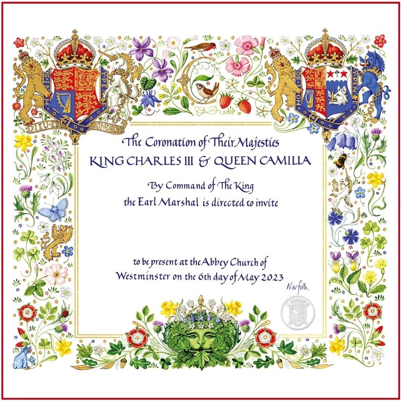 coronation invitation