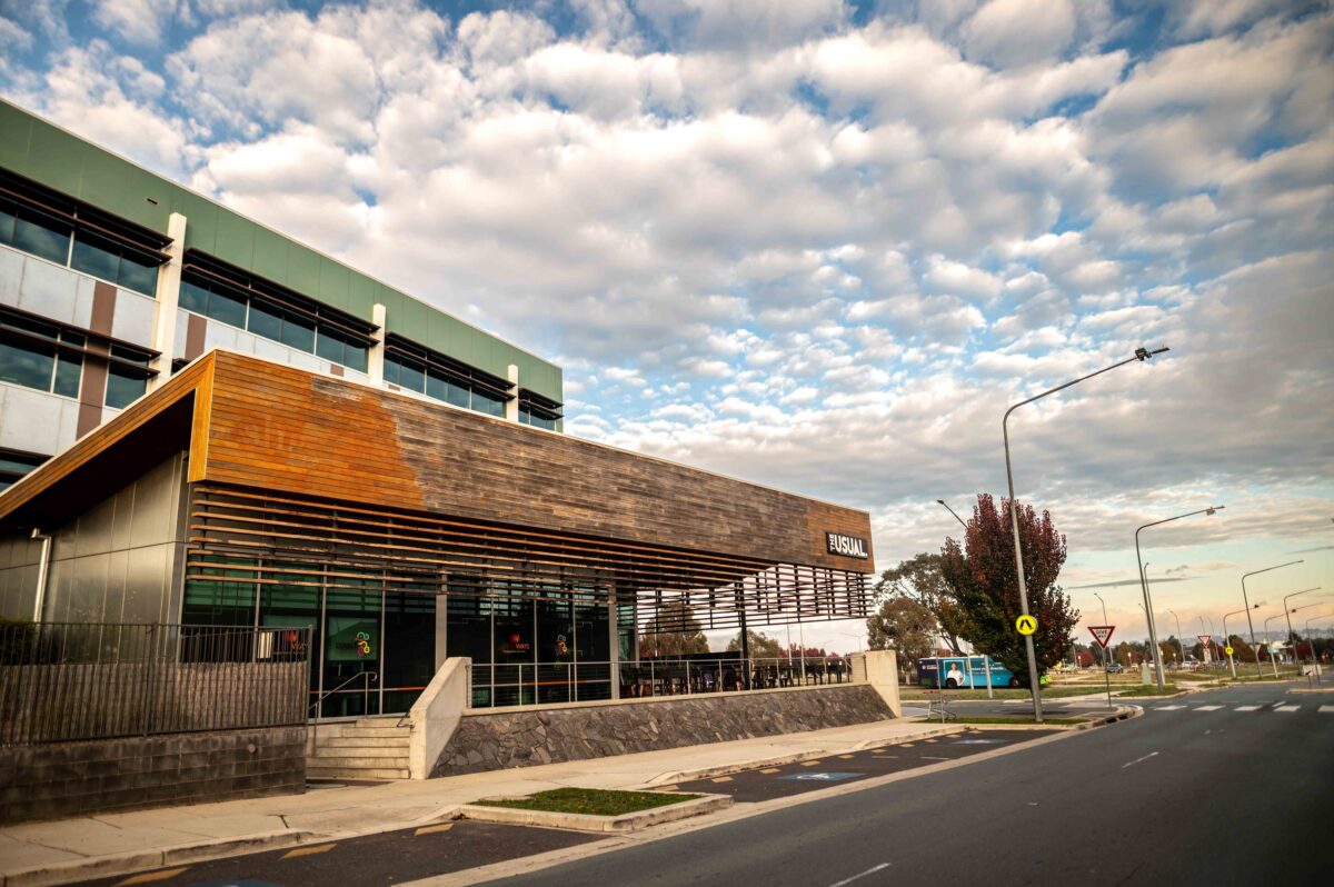 exterior of cafe