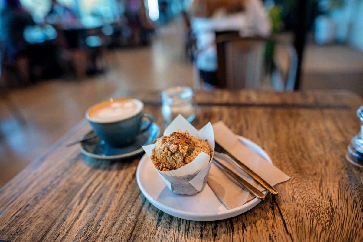 muffin and coffee