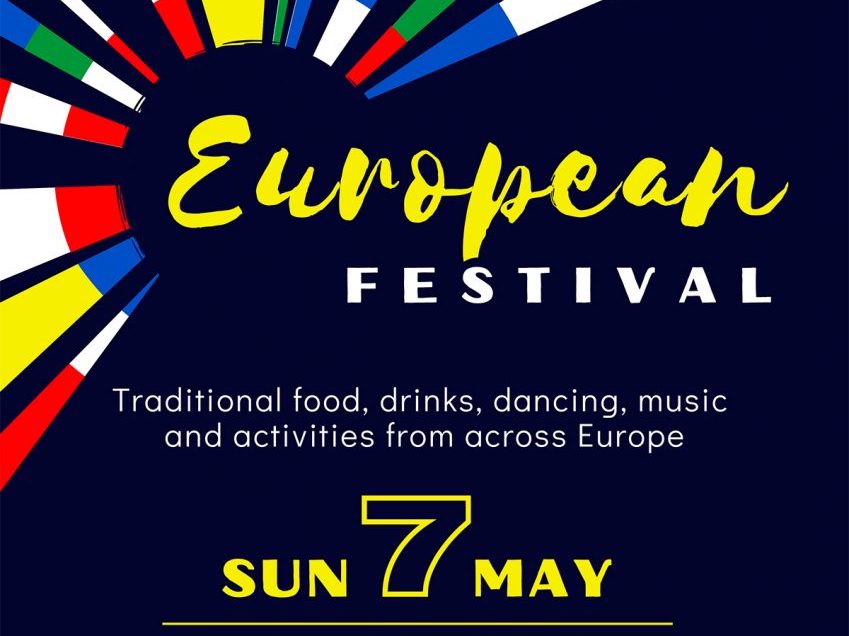 European Festival promotional graphic.