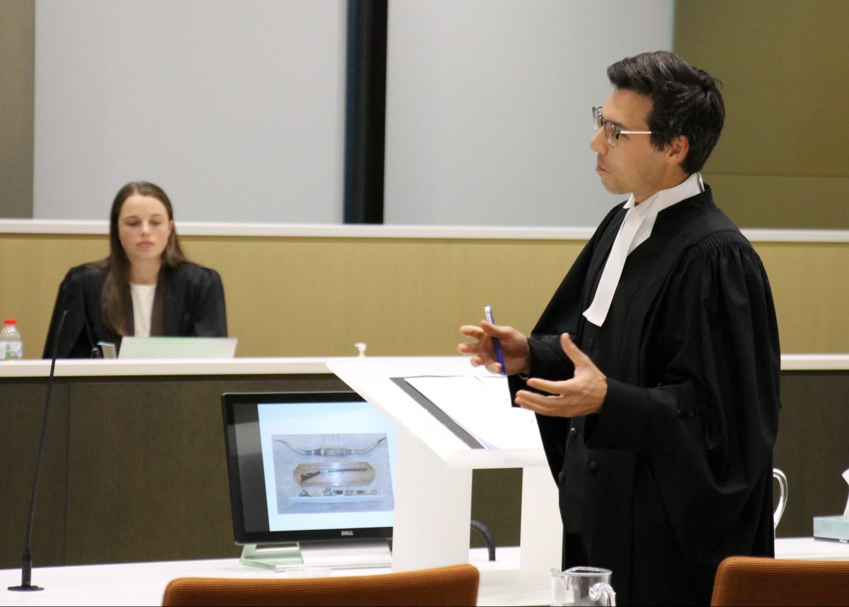 barrister in court