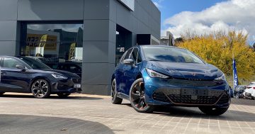 EV launches at National Arboretum because 'what better place than Canberra?'