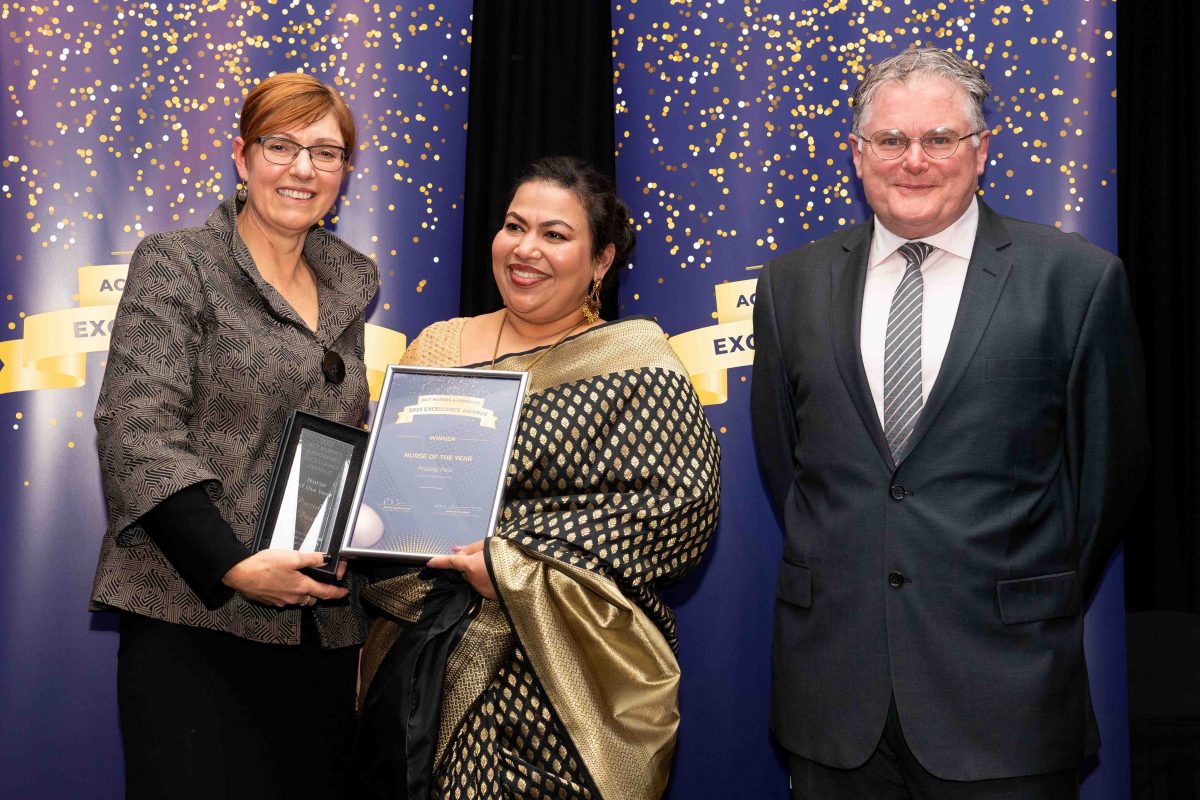 Nurse of the Year 2023 – Prazoly Paul, Intensive Care Unit, Canberra Health Services.