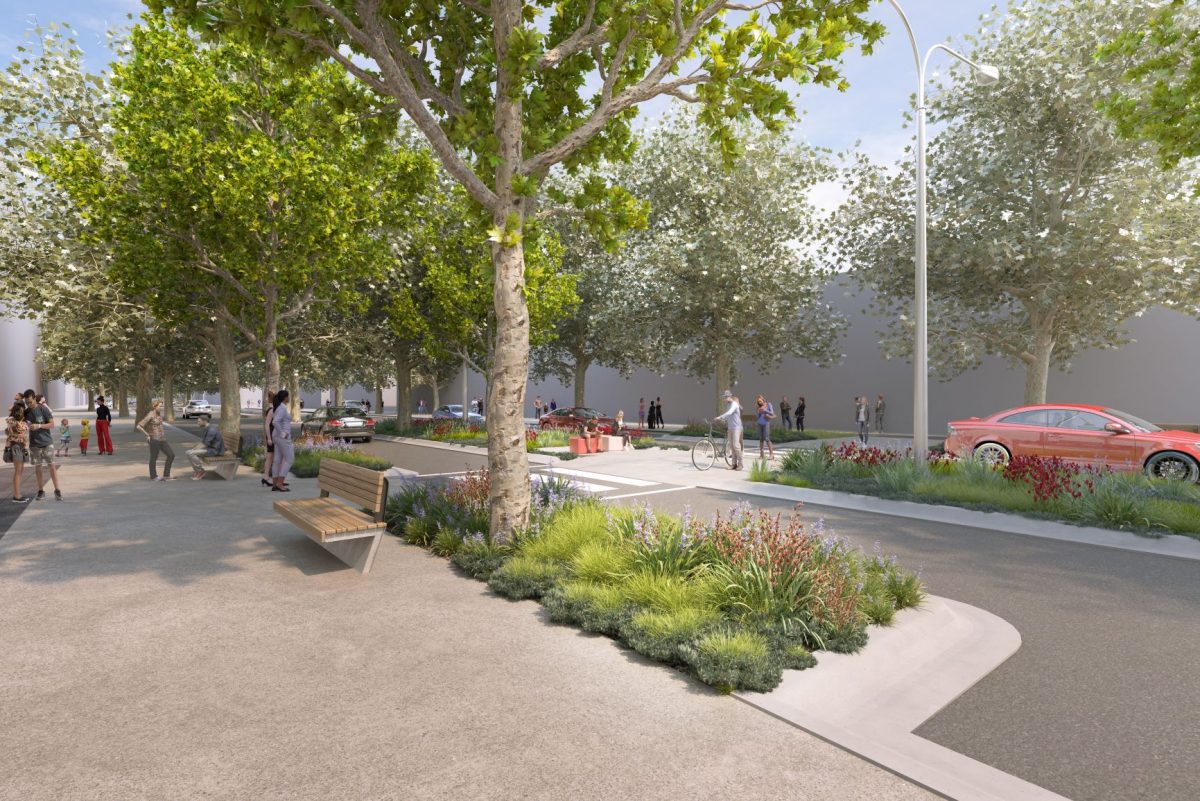 artist's impression of Braddon redevelopment