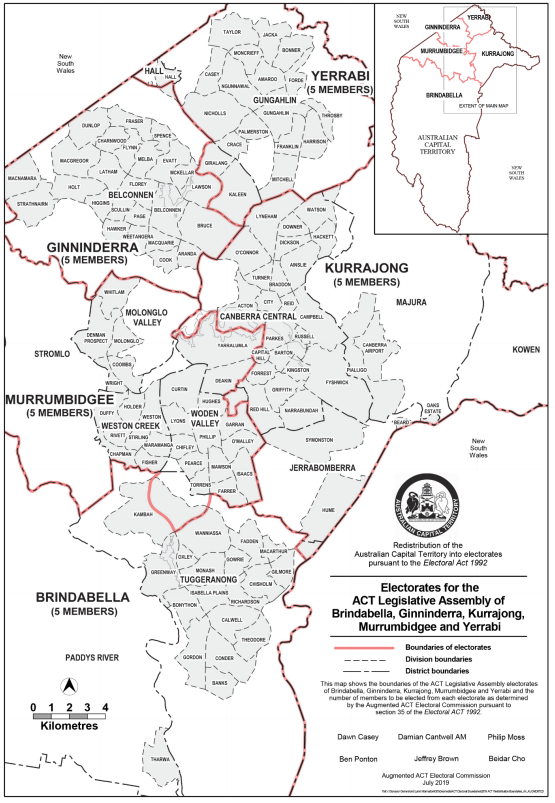 Proposed boundary changes mean Red Hill, Forrest, Kambah will shift ...