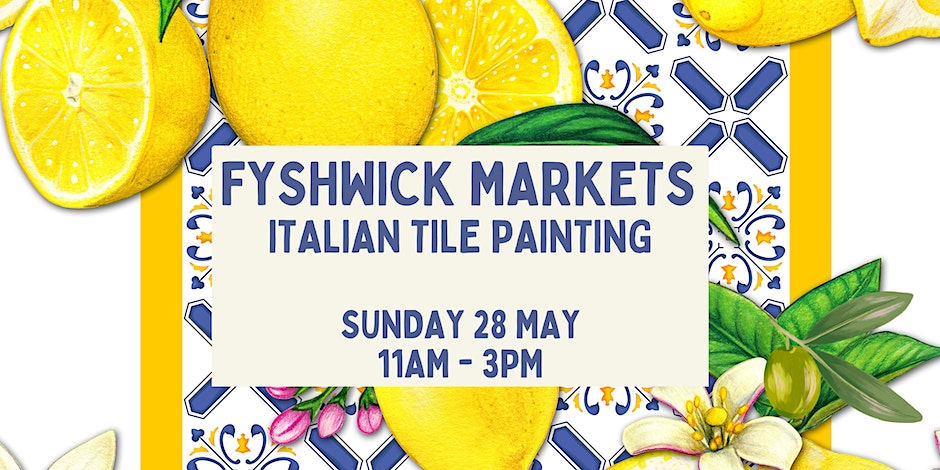 Italian Tile Painting event poster