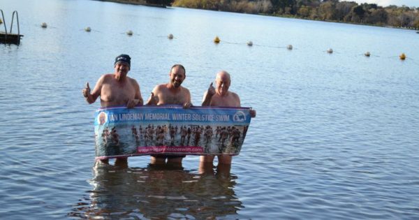 Ian Lindeman remembered as 'brrrrave' swimmers prepare to bare all in winter solstice Lifeline fundraiser