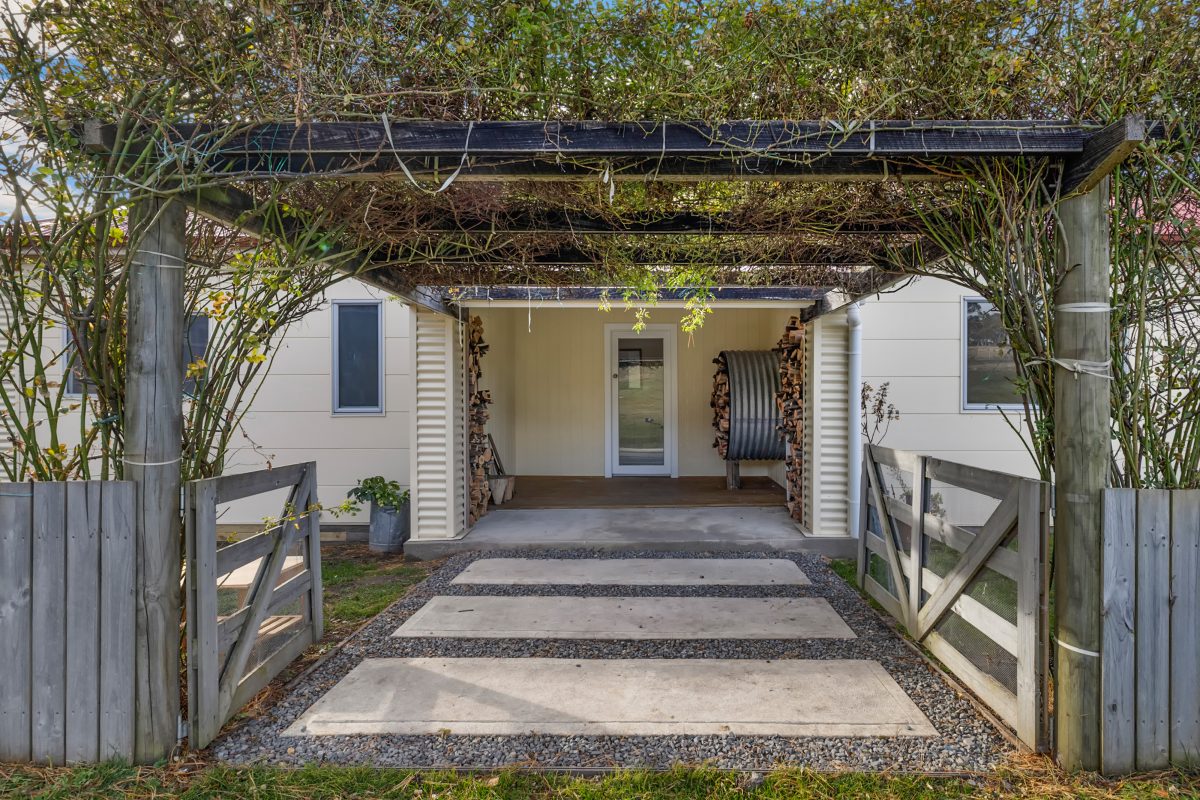 entrance to rural property 