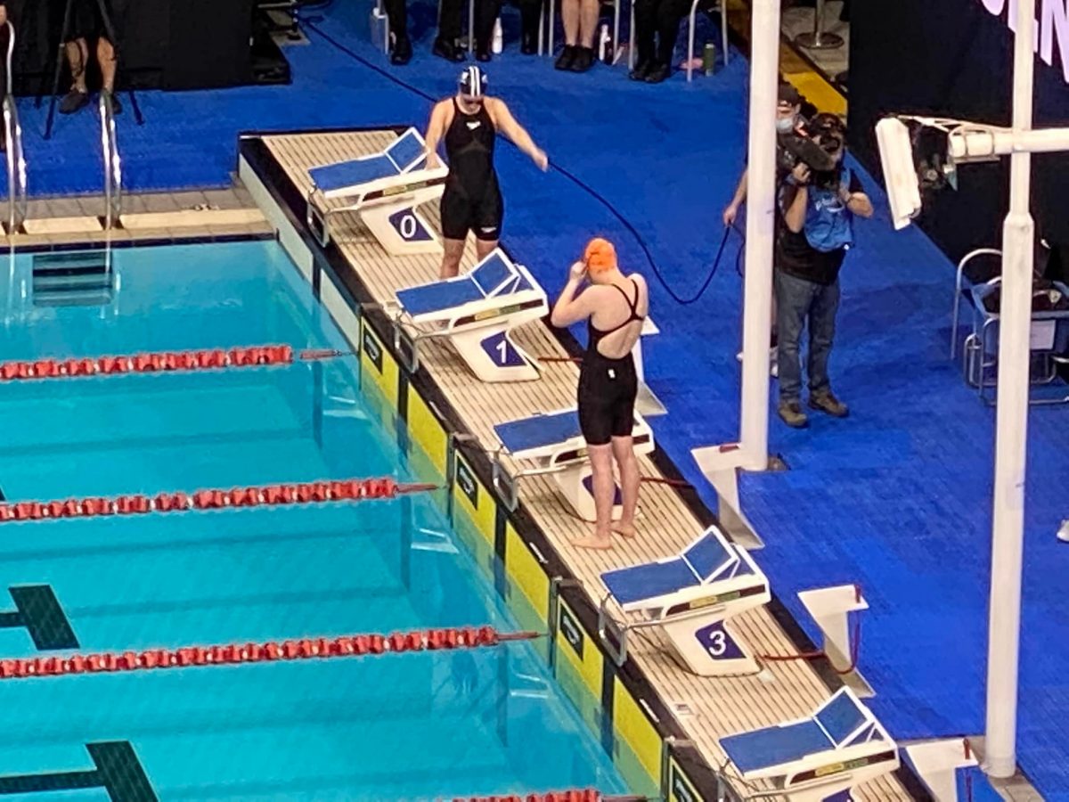 Kayla Hardy at the 2022 Australian Swimming Champs where she placed 4th in Australia in the 400 Individual Medley and 2nd in her age category. Photo: Kayla Hardy FB.