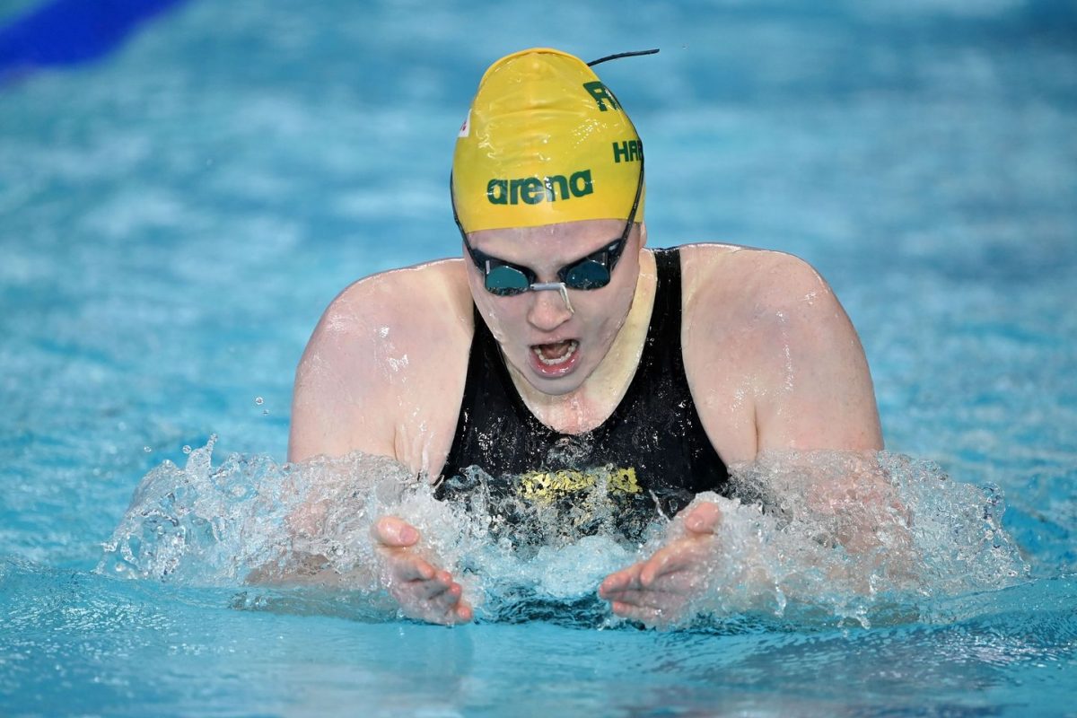 woman swimming