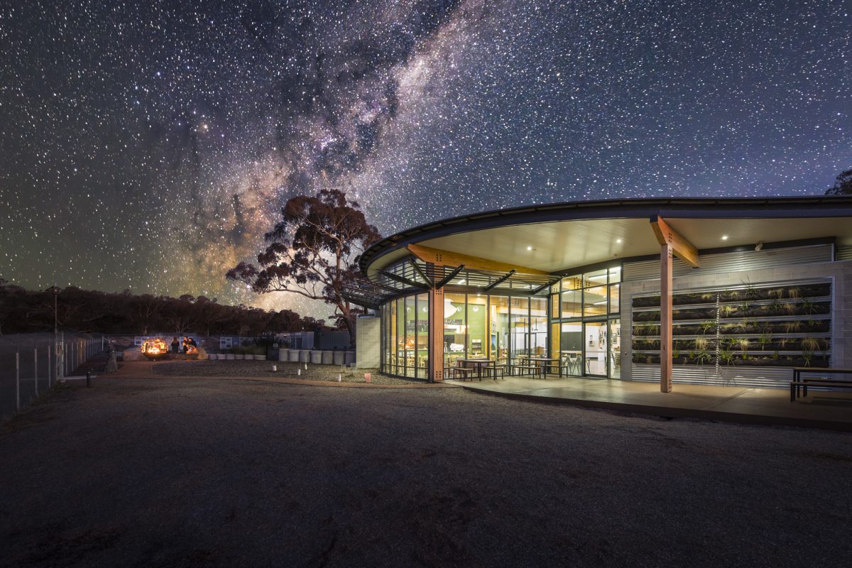 Building by night