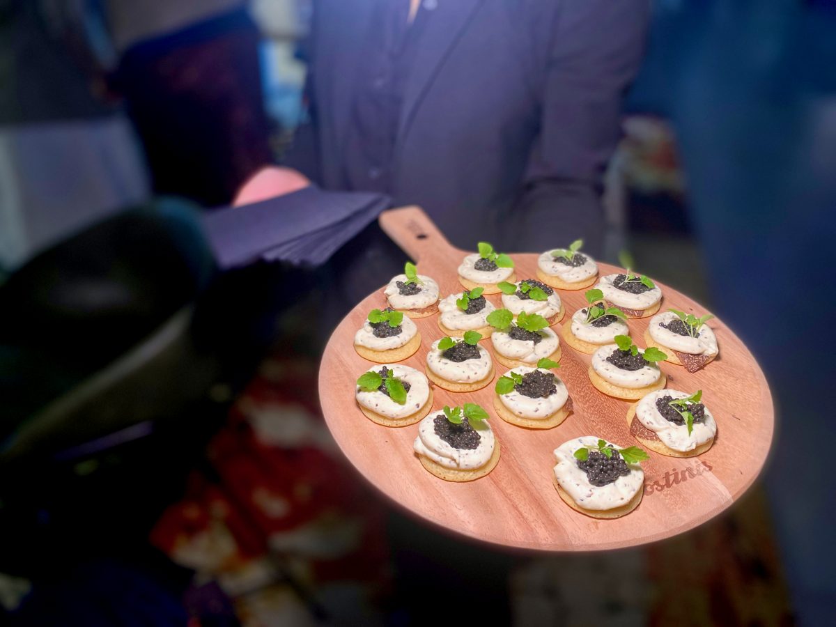 canapes with truffles