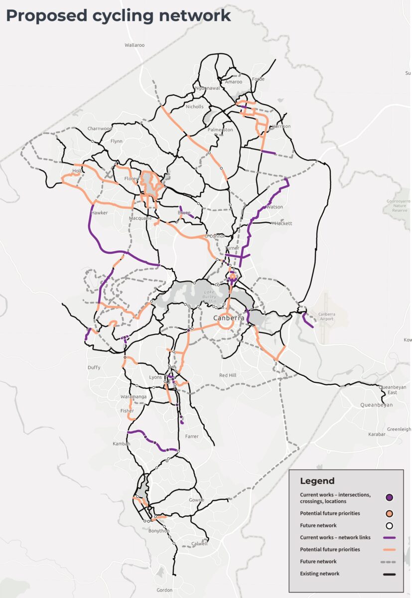 ACT cycling network