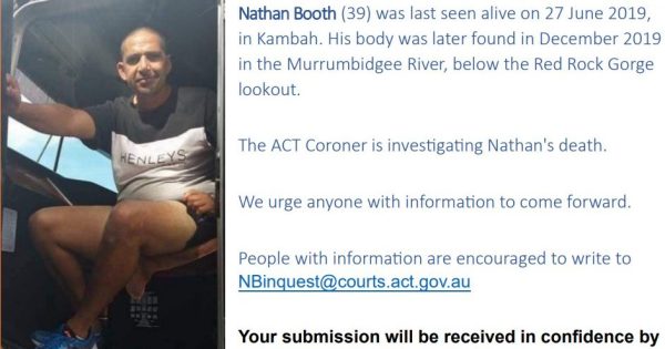 Nathan Booth inquest rescheduled to 2024 so family can review information