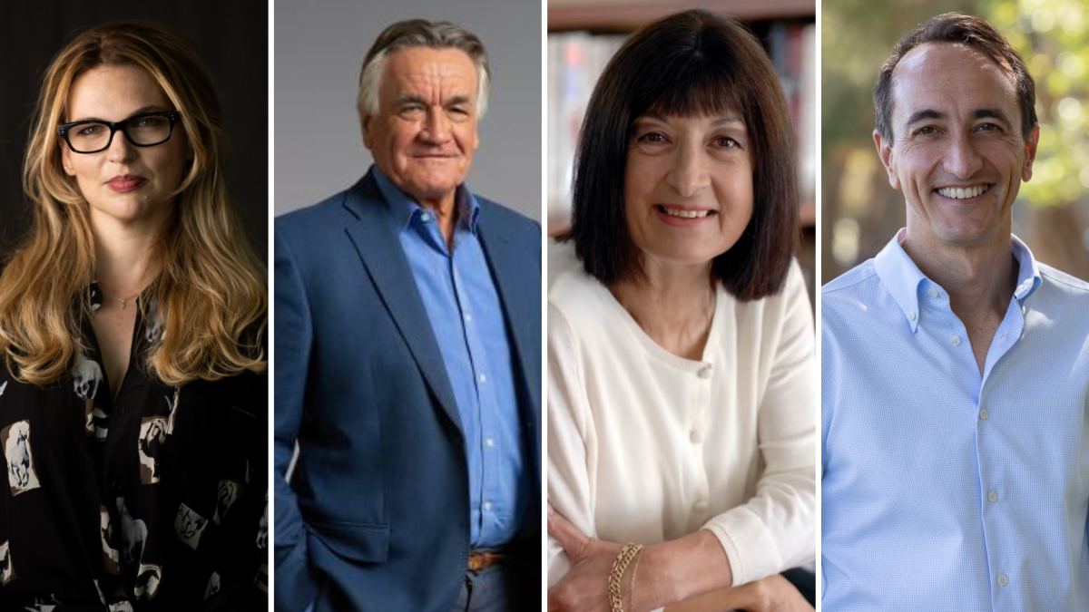 Special event: Whither The Liberal Party? Image: Barrie Cassidy, Niki Savva, Dave Sharma and Amy Remekis - Canberra Writers Festival.