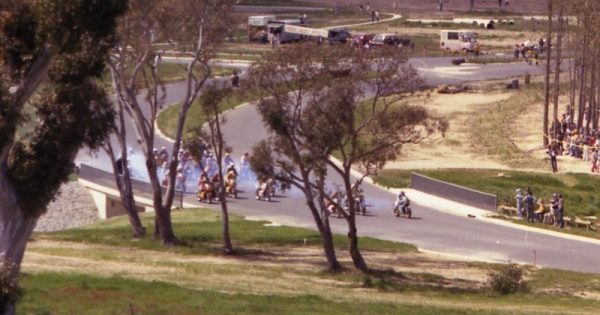 Would you believe Canberra had a motorcycle racetrack? In Macarthur