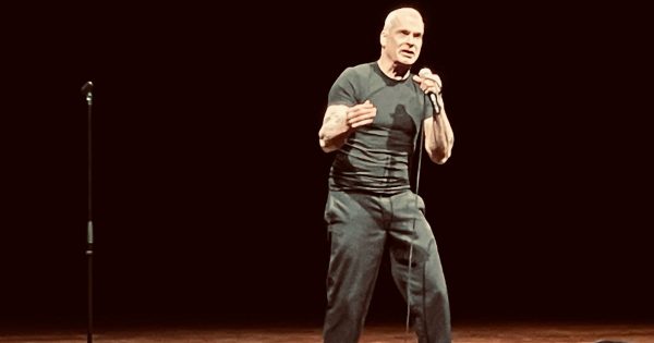 Henry Rollins was talking the talk in Canberra