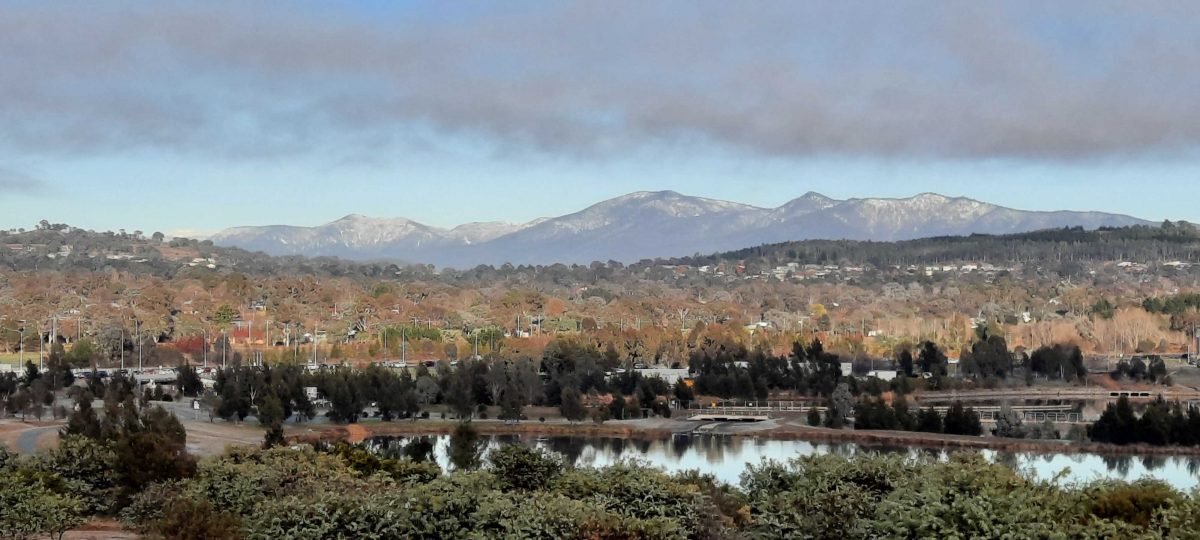 Snow on mountains