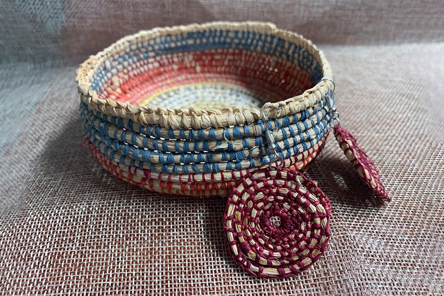 woven bag/bowl