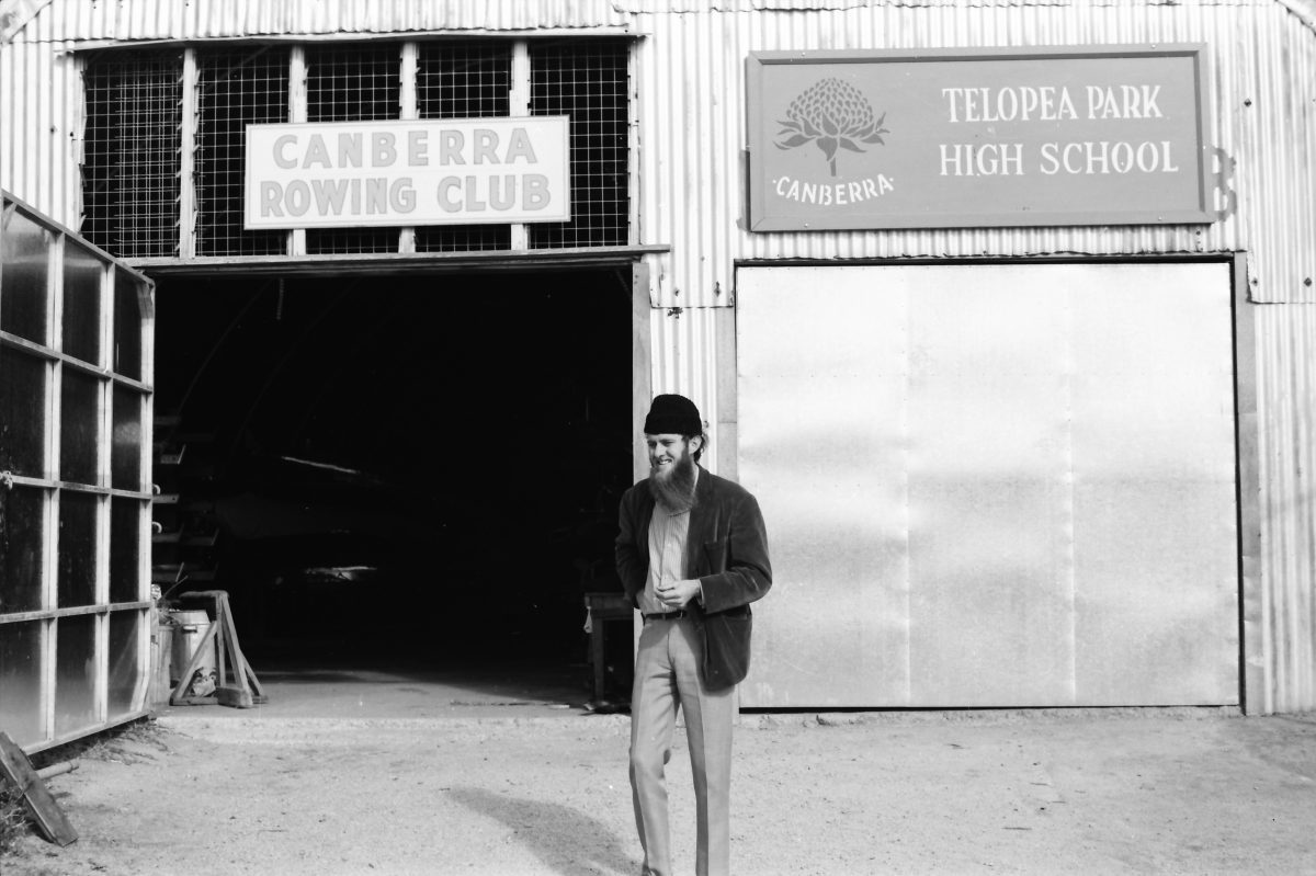 Canberra Rowing Club in 1972. 