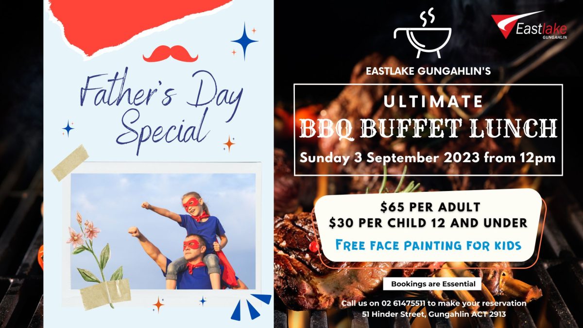 Father's Day promotion at Eastlake Gungahlin