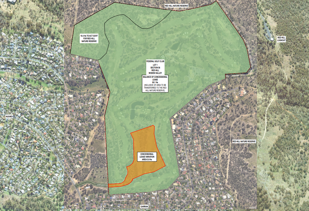 aerial map of development site