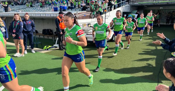 Years in the making: Raiders NRLW team on a high after winning first home game