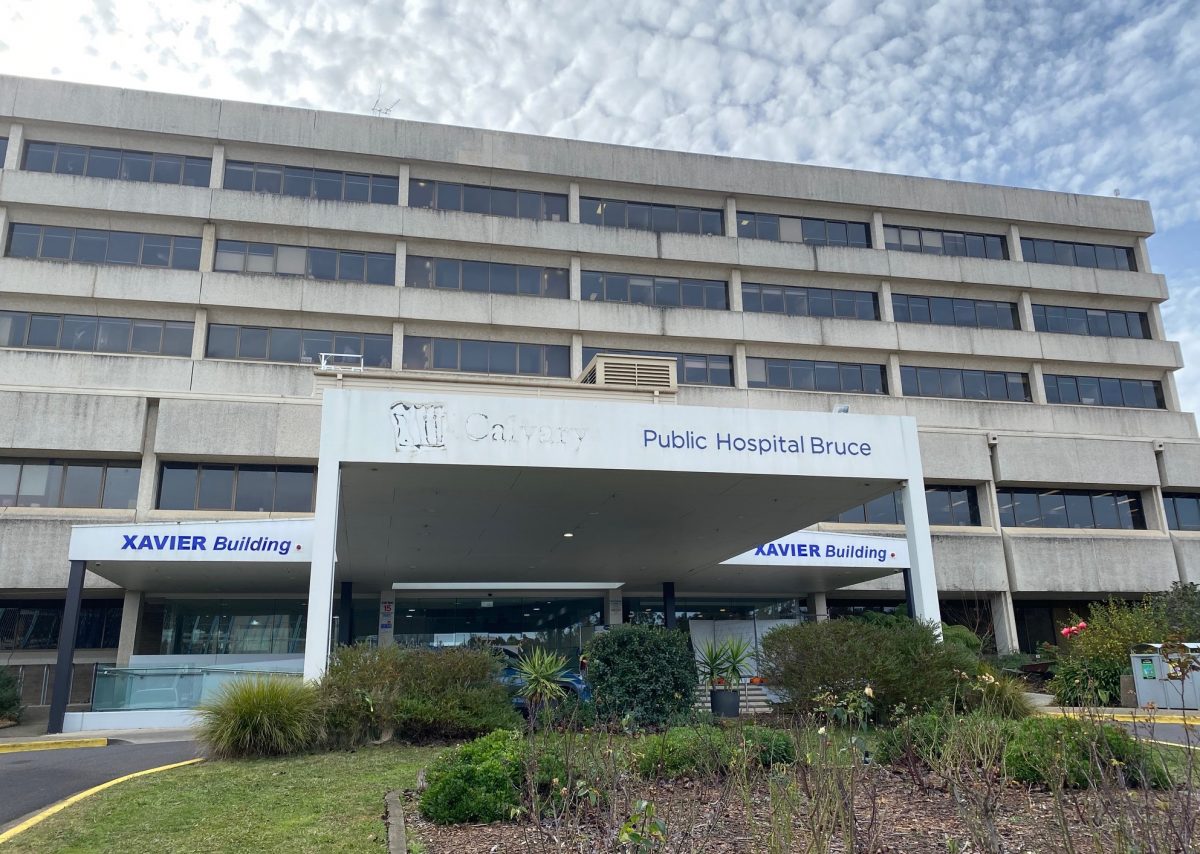 exterior of public hospital in Bruce