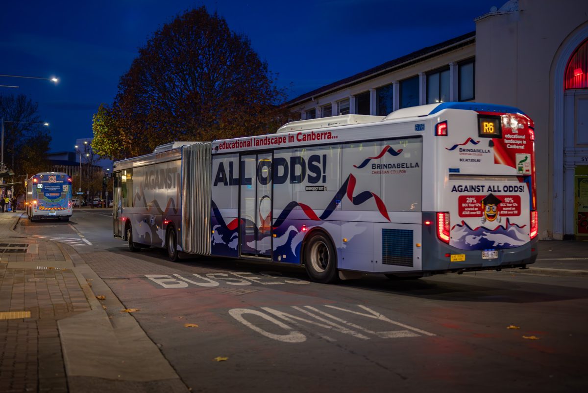 Transport Canberra bus ad