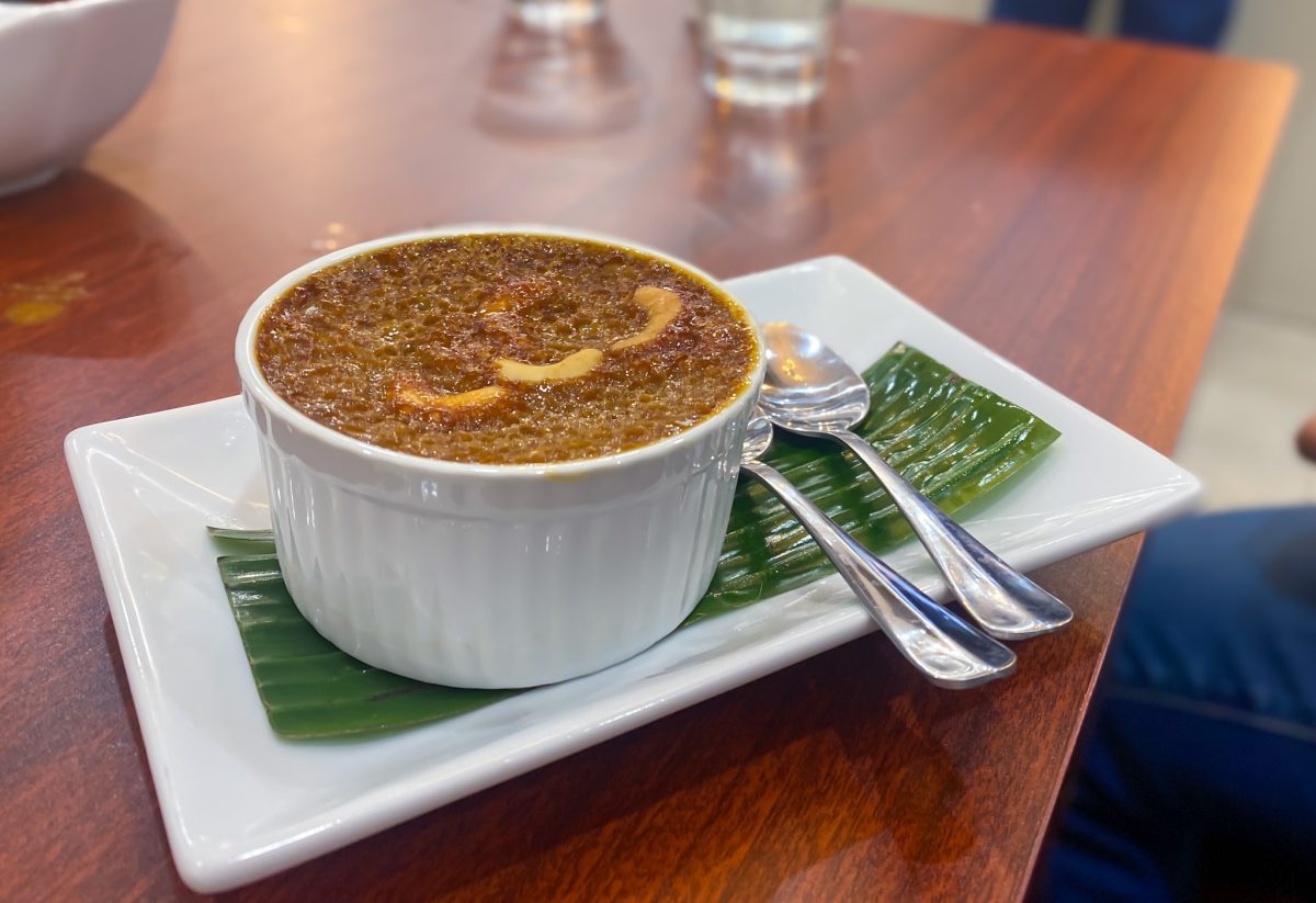 ramekin of coconut with cashews