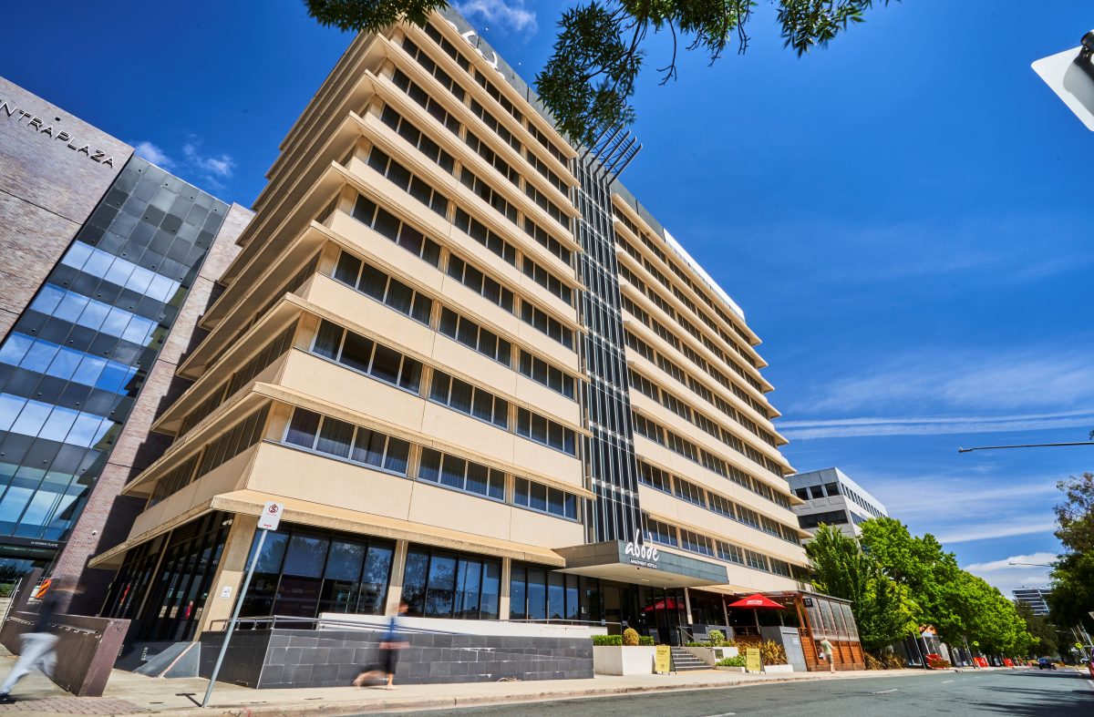 Abode Hotel and Apartments multi-storey building in Woden.