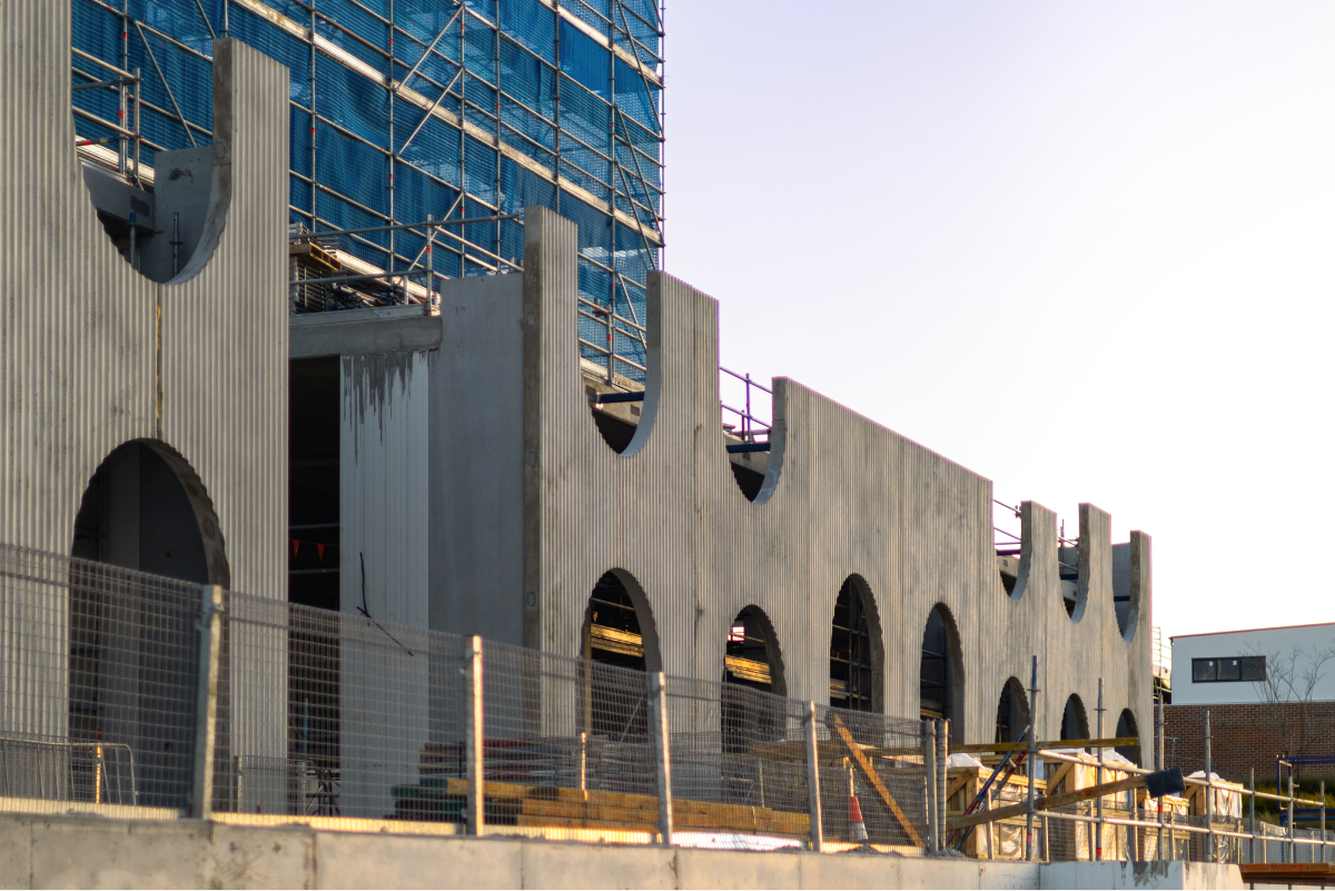 Boulevard under construction as of August 2023