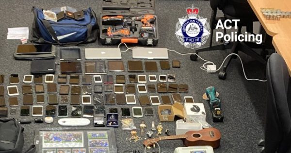 Woman charged following discovery of hundreds of allegedly stolen items