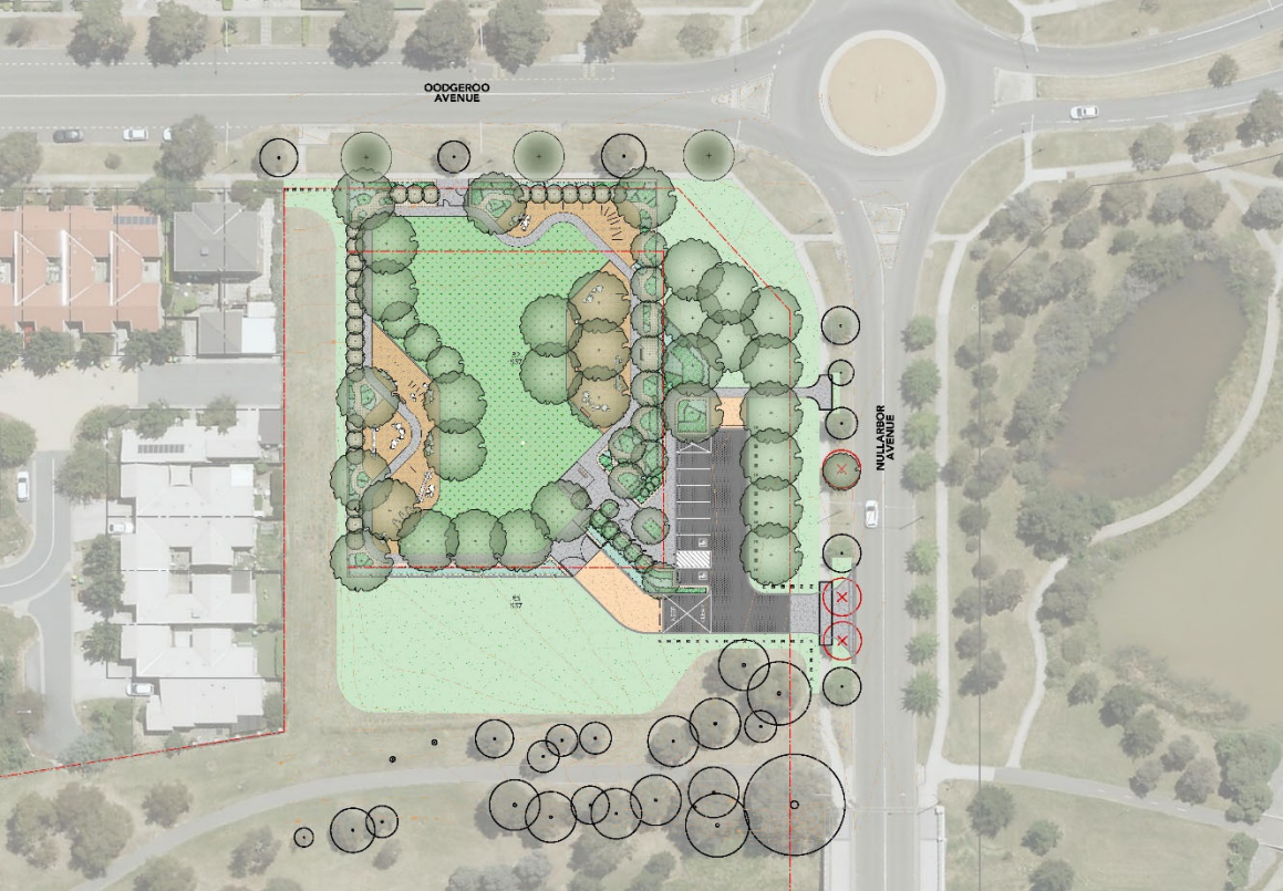 master plan of dog park