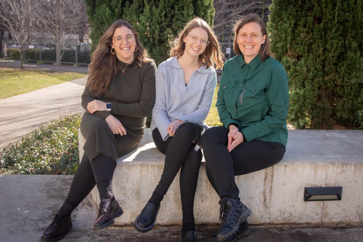 Dr Annamaria De Rosa, Dr Samantha McGaughey and Associate Professor Caitlin Byrt.