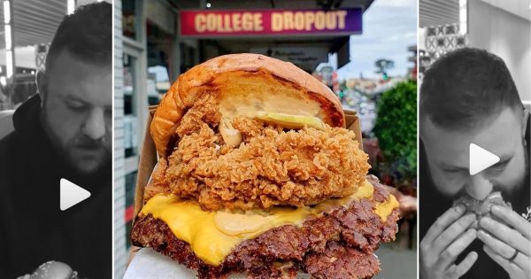 Viral Canberra vlogger reckons he's found the 'perfect' burger in Melbourne. He's now bringing it here