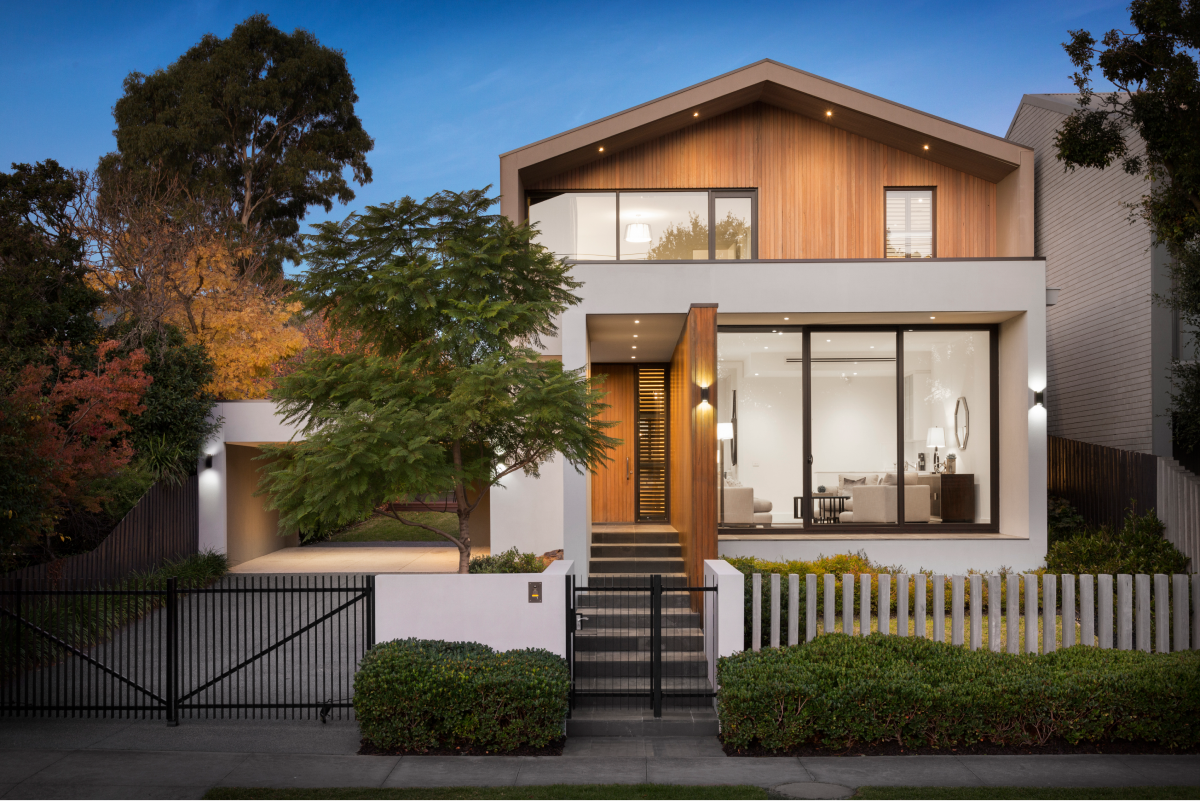 Facade of a modern home