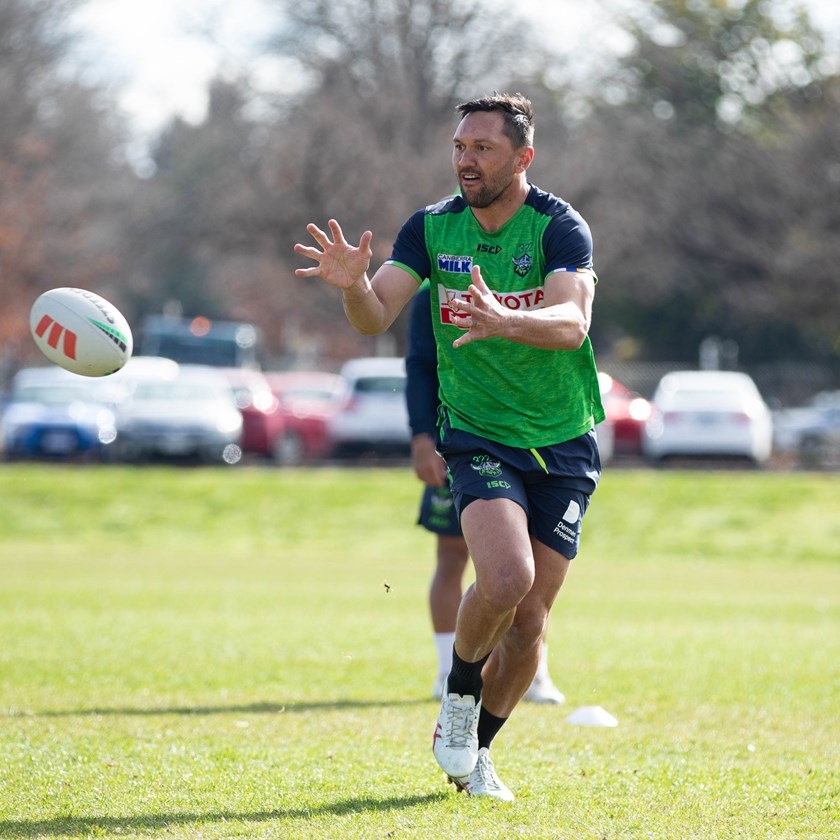 Jordan Rapana at training