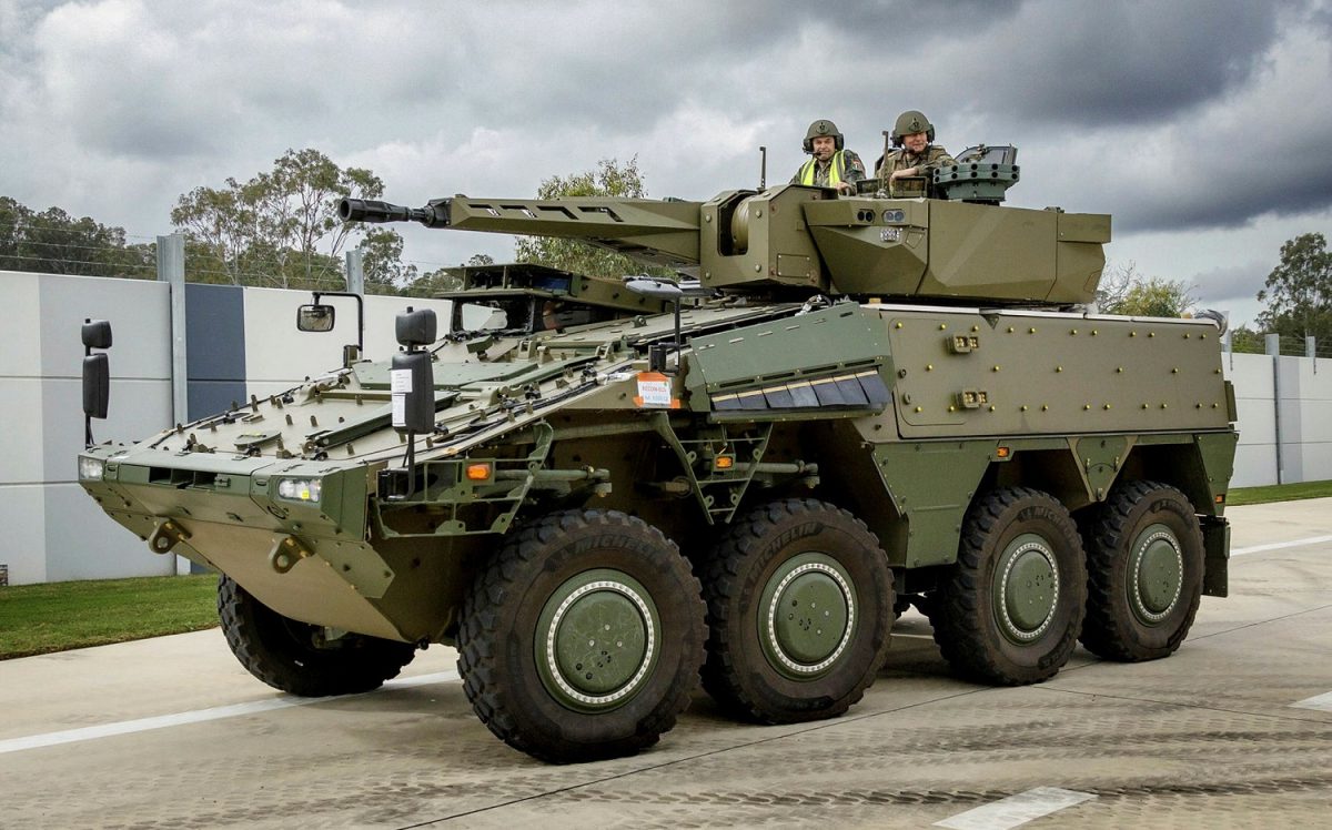 Armoured vehicle.