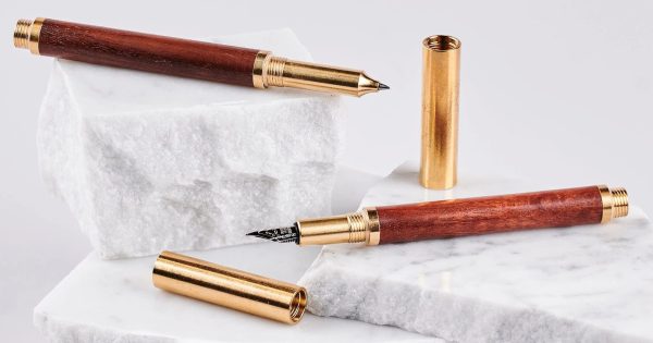 Pen made of wood from Prime Minister's courtyard stars in new-look Parliament House gift shop