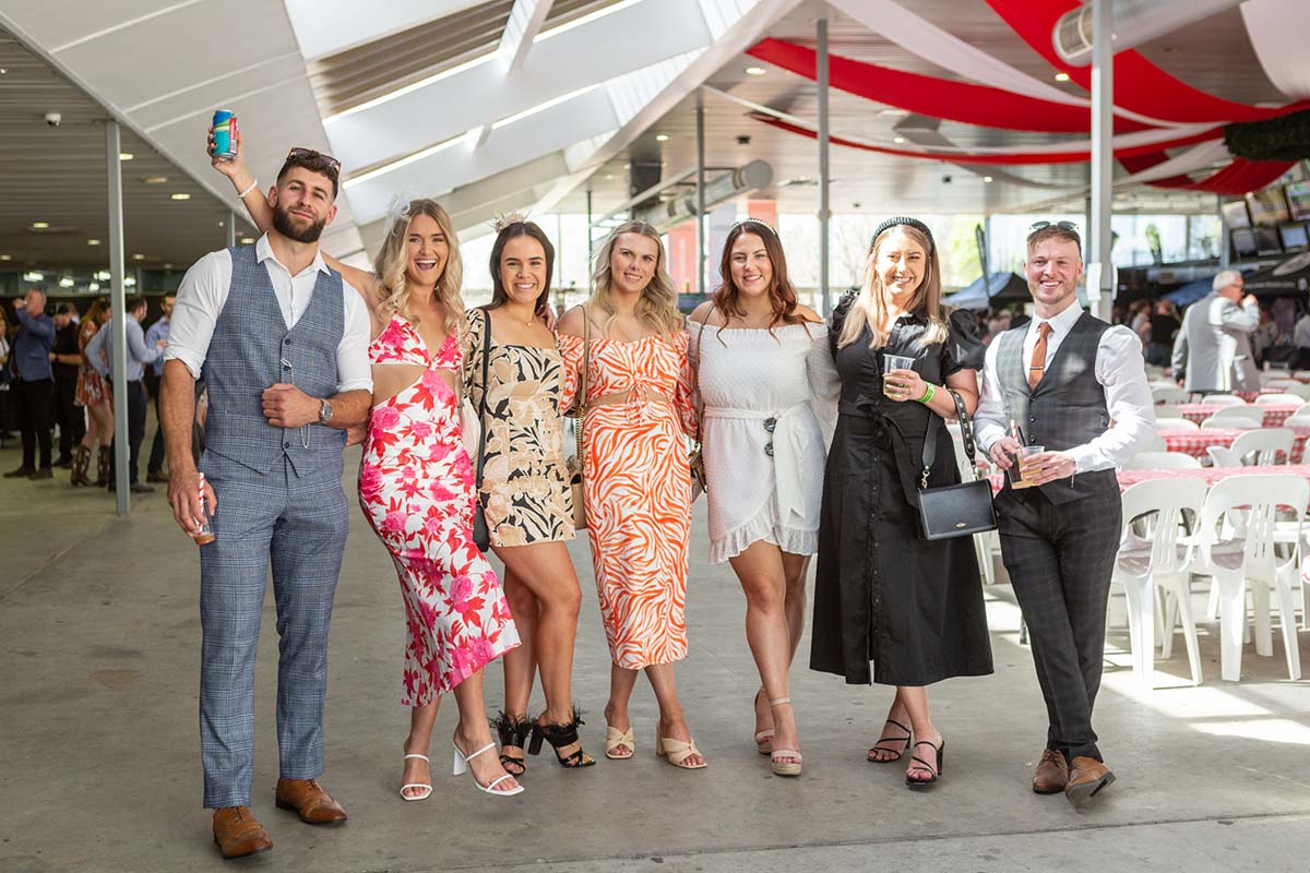 racegoers enjoying Hops & Hooves day at Thoroughbred Park