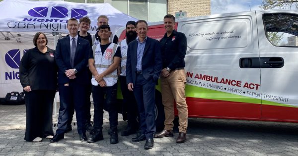 CBR Nightcrew future secured for next three years after successful St John Ambulance tender