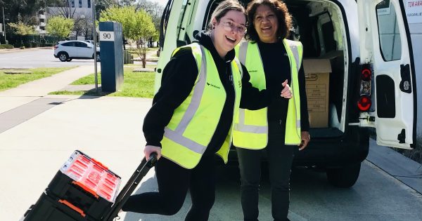 Have shed, have van, now Canberra women on the move to help their own