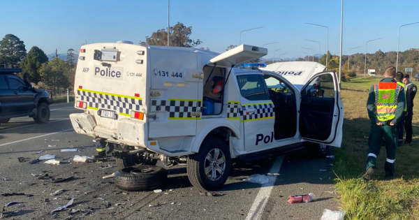 Dangers of not slowing for flashing lights highlighted in highway crash