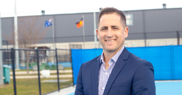 Tennis ACT CEO Mark La Brooy has a vision for tennis in the ACT, starting this summer
