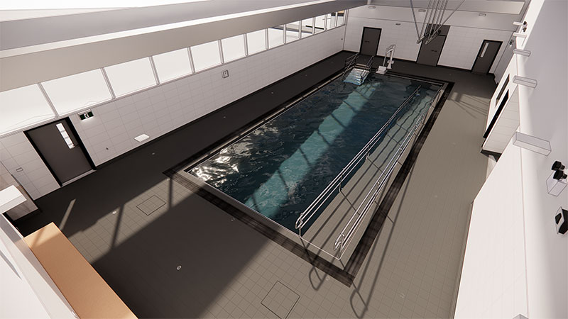 Southside hydrotherapy pool