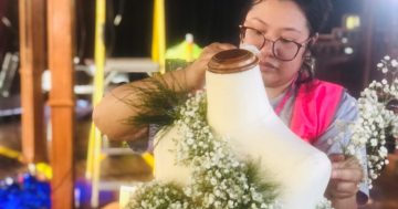 Maggie has hay fever, so why has she created a 'storybook display' out of flowers for Floriade?