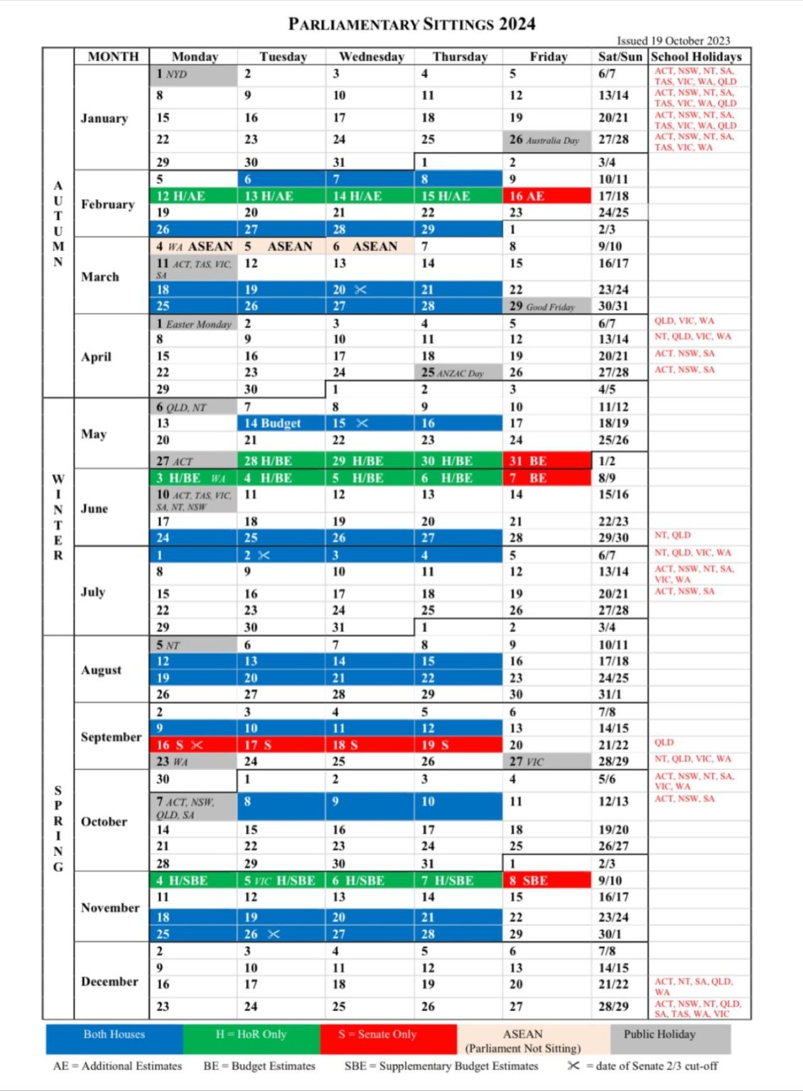 Nsw Sitting Calendar 2025 