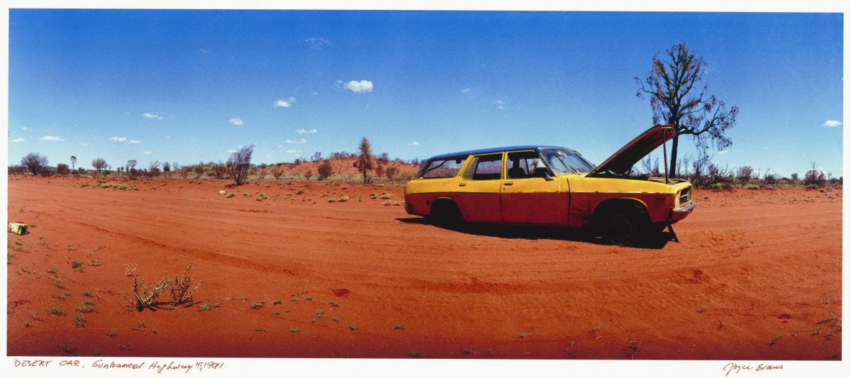 car in the desert